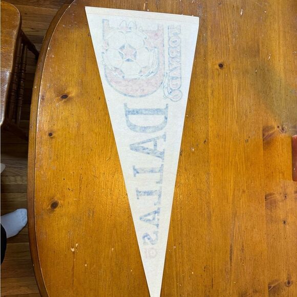 Vintage Dallas Tornado Pennant Flag - Picture 4 of 5